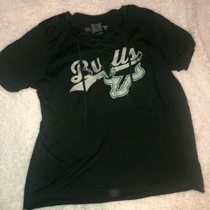 USF BULLS Lace Up T-shirt